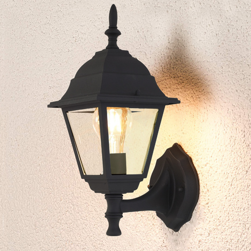 Design Classics Lighting 14-Inch Outdoor Wall Light 3171 BK