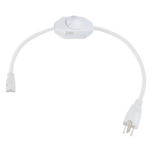 LED Undercabinet Power Cord in White by George Kovacs