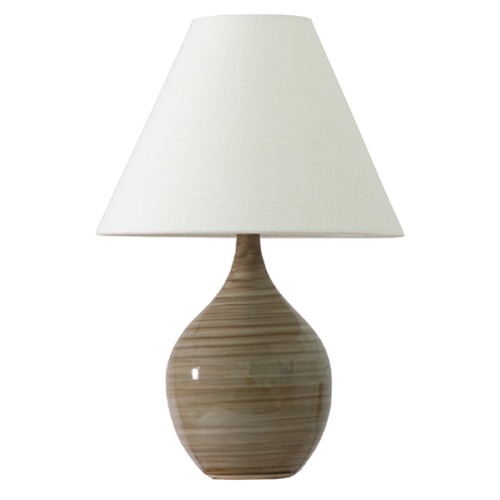 Scatchard Stoneware Tiger's Eye Table Lamp by House of Troy Lighting