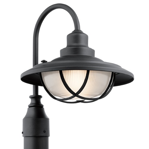 Kichler Lighting Harvest Ridge 15.75-Inch High Post Light in Textured Black by Kichler Lighting 49694BKT