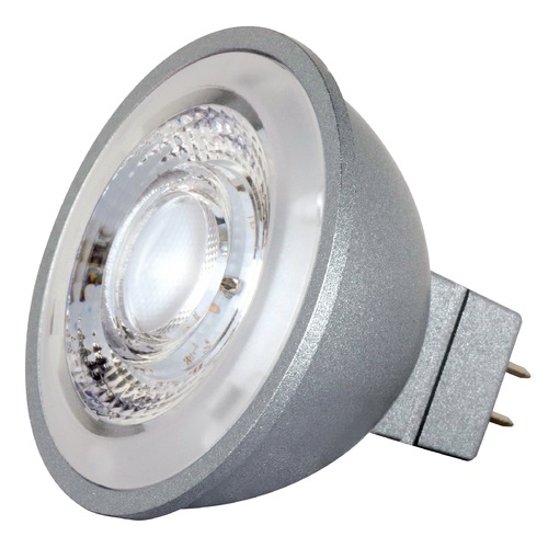 8W LED MR16 2700K 490 Lumens 40-Degree GU5.3 Base 12V AC/DC Dimmable by Satco Lighting