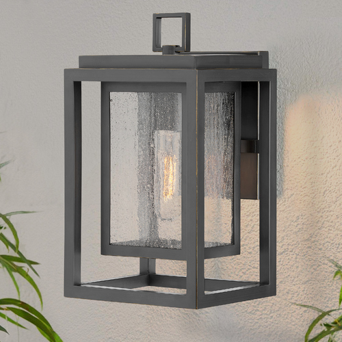 Republic 12-Inch Oil Rubbed Bronze Outdoor Wall Light by Hinkley Lighting