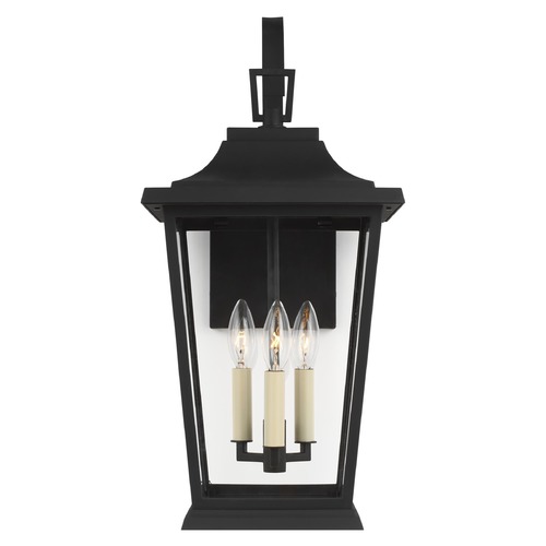 Visual Comfort Studio Collection Warren Textured Black Outdoor Wall Light by Visual Comfort Studio OL15402TXB