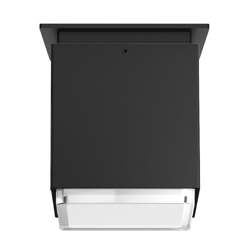 Sunset 6W Outdoor Flush Mount Ceiling Light in Black by Kuzco Lighting