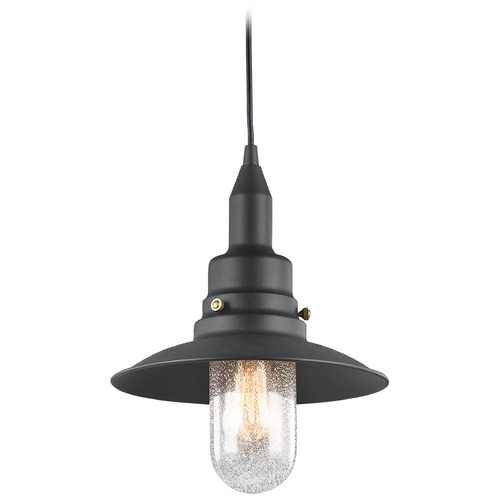 Matteo Lighting Clarkson Series Matte Black Pendant by Matteo Lighting C54114MB