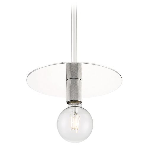 Bizet Polished Nickel Mini-Pendant by Satco Lighting