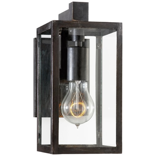 E.F. Chapman Fresno Short Sconce in Aged Iron by Visual Comfort Signature