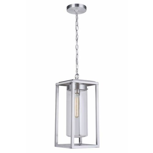 Neo Outdoor Hanging Light in Satin Aluminum by Craftmade Lighting