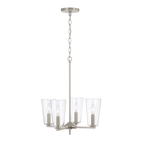 Portman Chandelier in Nickel by HomePlace by Capital Lighting