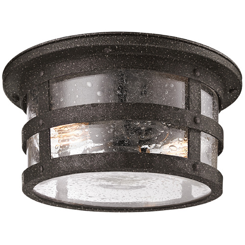 Troy Lighting Troy Lighting Barbosa Aged Pewter Close To Ceiling Light C3310-APW