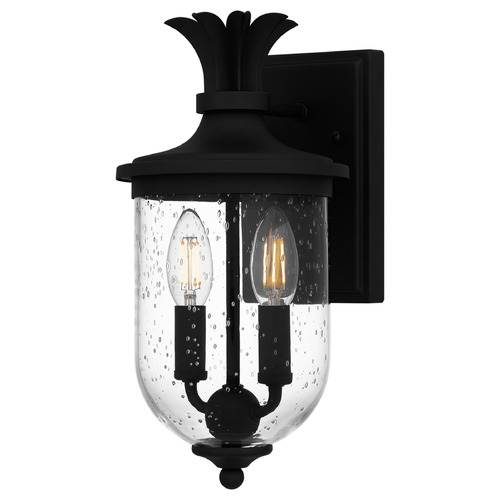 Quoizel Lighting Havana Earth Black Outdoor Wall Light