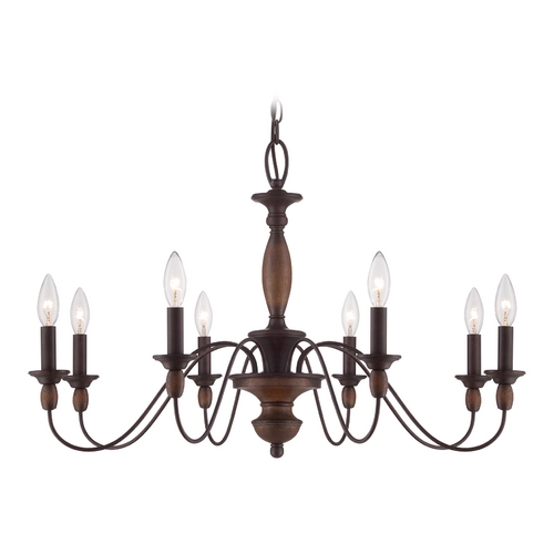 Quoizel Lighting Holbrook Chandelier in Tuscan Brown by Quoizel Lighting HK5008TC