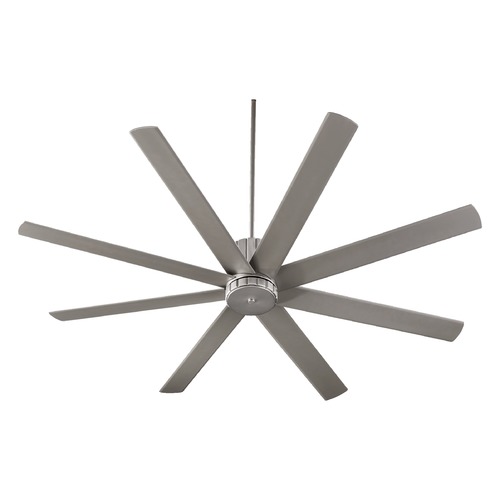 Quorum Lighting Proxima Satin Nickel Ceiling Fan Without Light by Quorum Lighting 96728-65