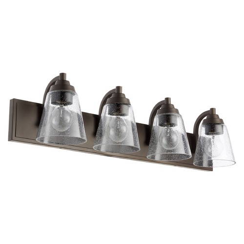 Quorum Lighting Oiled Bronze Bathroom Light by Quorum Lighting 518-4-86