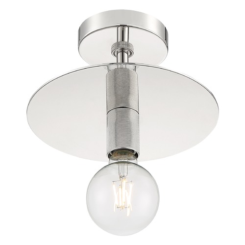 Satco Lighting Bizet Polished Nickel Semi-Flush Mount by Satco Lighting 60/7254