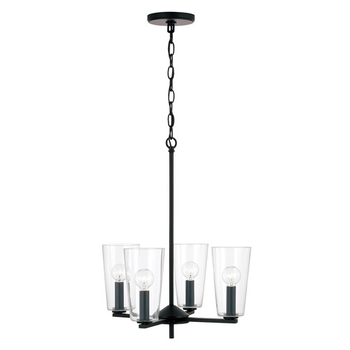 Portman Chandelier in Black by HomePlace by Capital Lighting