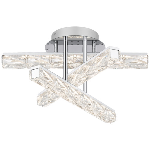 Quoizel Lighting Quoizel Lighting Comet Polished Chrome LED Semi-Flushmount Light PCCME1718C