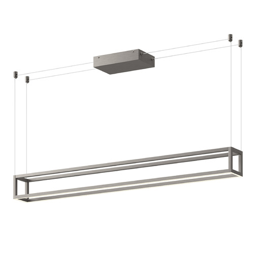 Kuzco Lighting Plaza Brushed Nickel LED Island Light