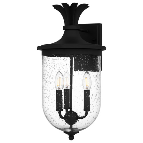 Quoizel Lighting Havana Earth Black Outdoor Wall Light