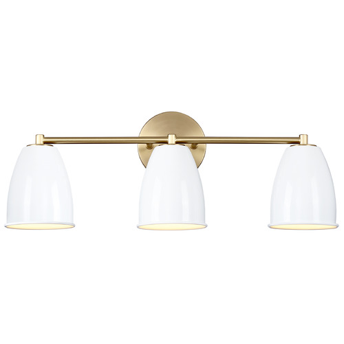 Designers Fountain Biba Brushed Gold Bathroom Light