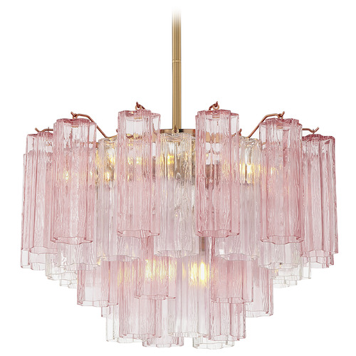 Crystorama Lighting Addis Aged Brass Chandelier