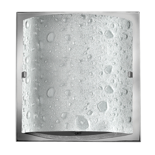 Sconce with Clear Glass in Brushed Nickel by Hinkley Lighting