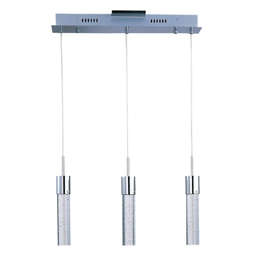 ET2 Lighting Fizz IV 21-Inch LED Linear Pendant in Chrome by ET2 Lighting E22773-91PC