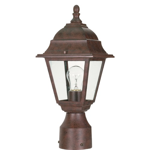 Briton Old Bronze Post Light by Nuvo Lighting
