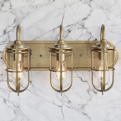 Generation Lighting Urban Renewal 21.38-Inch Bath Light in Dark Antique Brass by Generation Lighting VS36003-DAB