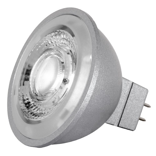 Satco Lighting Satco 8W LED MR16 3500K 490 Lumens 40 deg. Beam GU5.3 Base 12 Volt AC/DC Dimmable S8642