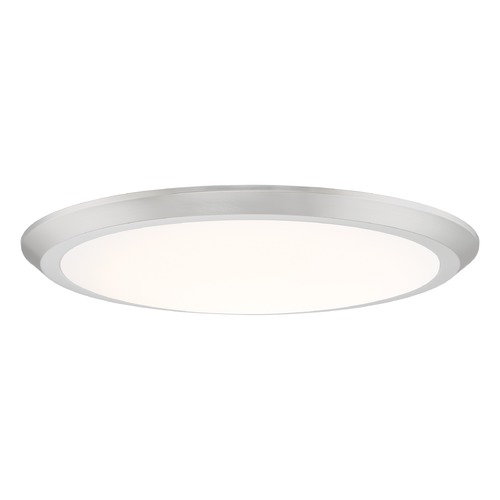 Quoizel Lighting Verge 20-Inch LED Flush Mount in Brushed Nickel by Quoizel Lighting VRG1620BN