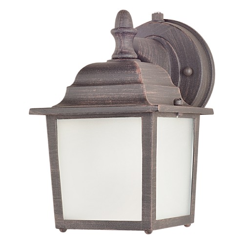 Builder Cast LED E26 Rust Patina LED Outdoor Wall Light by Maxim Lighting