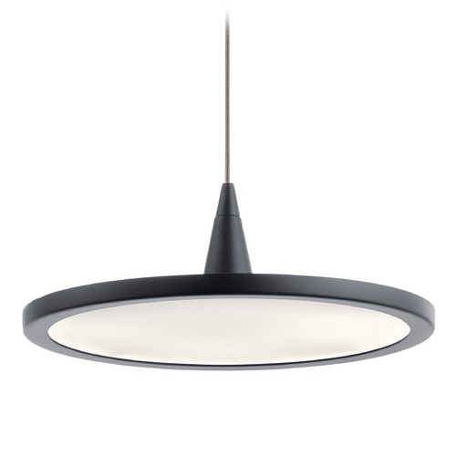 Jeno 9-Inch Matte Black LED Pendant by Kichler Lighting