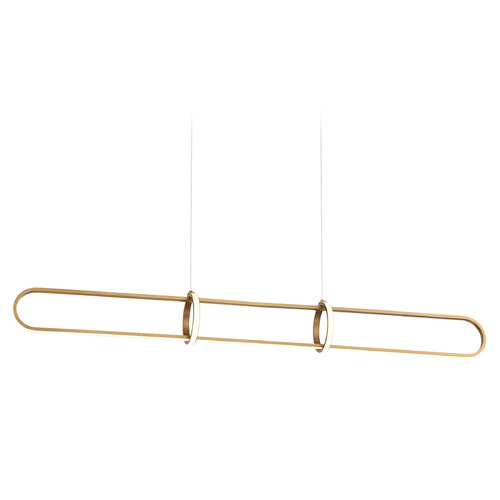 Berkley 47-Inch Linear LED Pendant in Gold by Eurofase Lighting