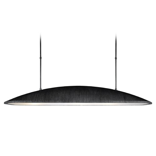 Kelly Wearstler Utopia Linear Pendant in Aged Iron by Visual Comfort Signature