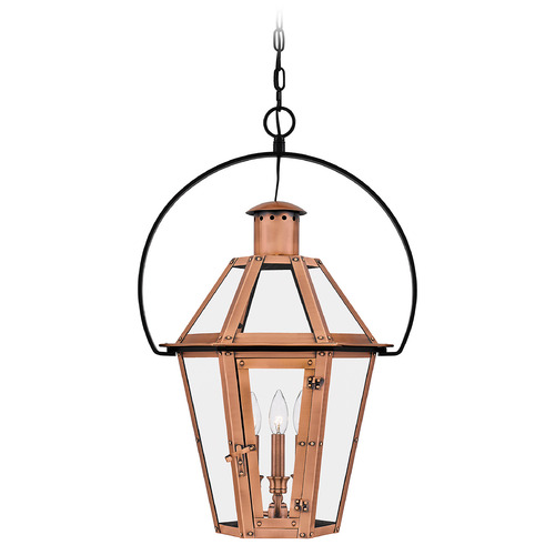 Quoizel Lighting Burdett 28-Inch High Pendant in Aged Copper by Quoizel Lighting BURD2818AC