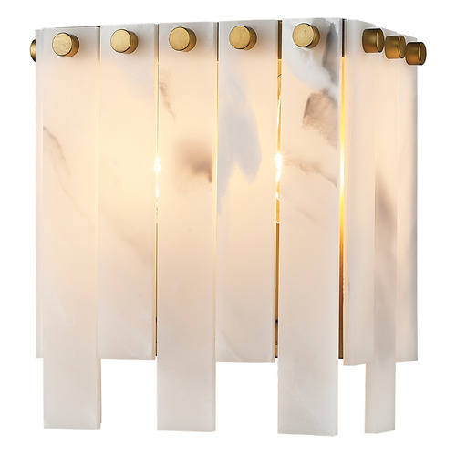 Viviana Rubbed Brass Sconce by Z-Lite