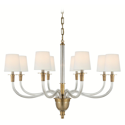 Thomas OBrien Vivian Chandelier in Antique Brass by VC Signature