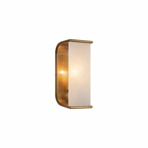 Abbott 10-Inch Wall Sconce in Vintage Brass by Alora Lighting