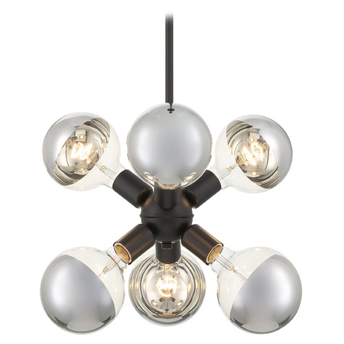 Designers Fountain Gambit Matte Black Mini-Pendant Light