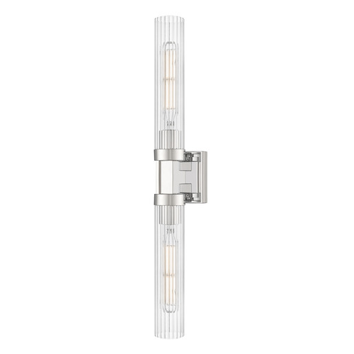 Z-Lite Beau Polished Nickel Sconce