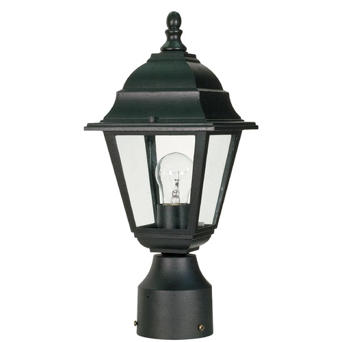 Briton Textured Black Post Light by Nuvo Lighting