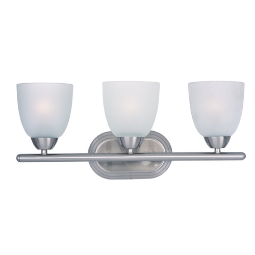 Maxim Lighting Axis Satin Nickel Bathroom Light by Maxim Lighting 11313FTSN