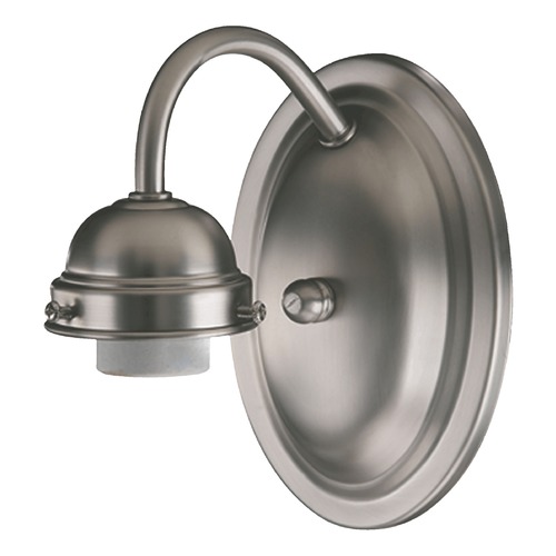 Quorum Lighting Satin Nickel Sconce by Quorum Lighting 5403-1-065