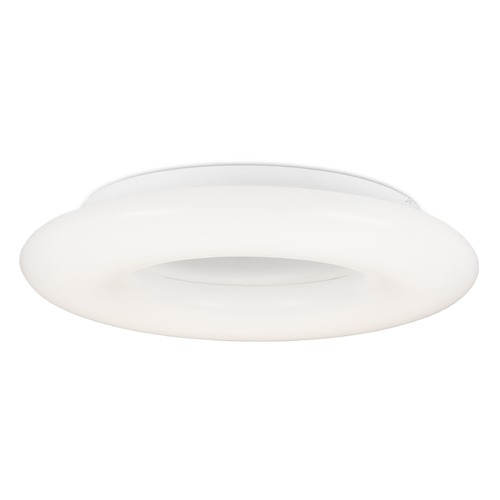 Kuzco Lighting Modern White LED Flush Mount with White Shade 3000K 4800LM by Kuzco Lighting FM80730