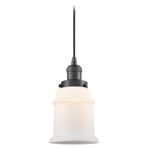 Innovations Lighting Innovations Lighting Canton Oil Rubbed Bronze Mini-Pendant Light with Bell Shade 201C-OB-G181