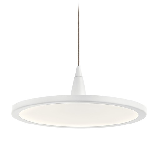 Kichler Lighting Jeno 9-Inch White LED Pendant by Kichler Lighting 83962WH