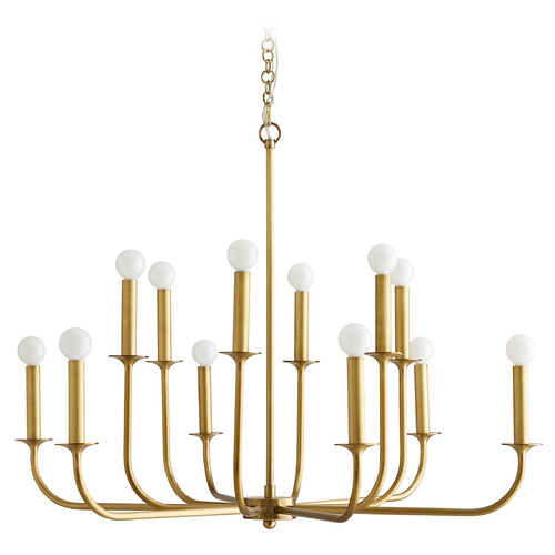 Arteriors Home Lighting Breck Small Chandelier in Antique Brass by Arteriors Home 89343