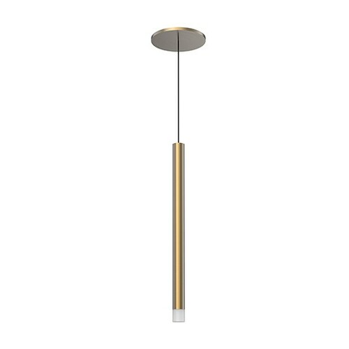 Elixir Brushed Gold LED Mini Pendant by Kuzco Lighting