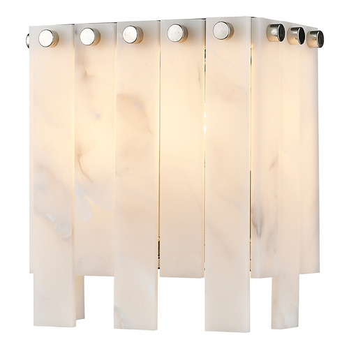 Viviana Polished Nickel Sconce by Z-Lite